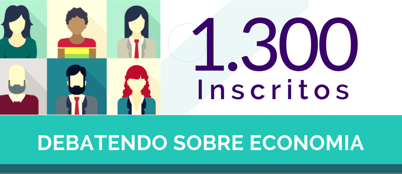 1300 inscritos debatendo economia