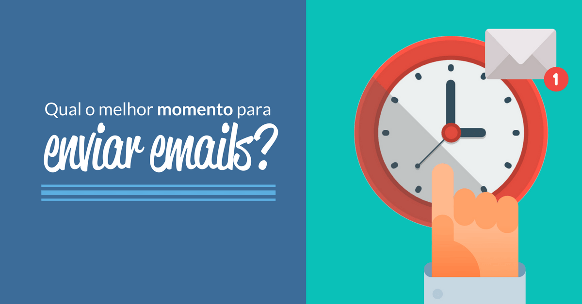 Qual é o melhor momento para enviar emails?