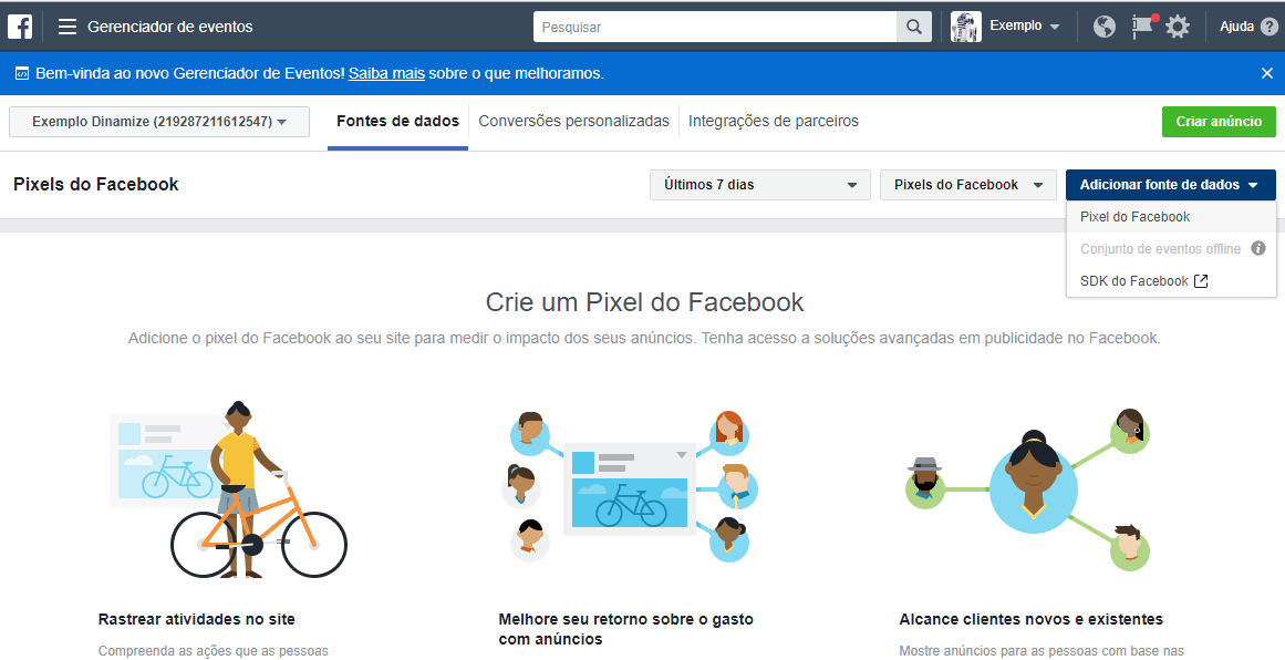 Como criar um pixel do Facebook e configurá-lo