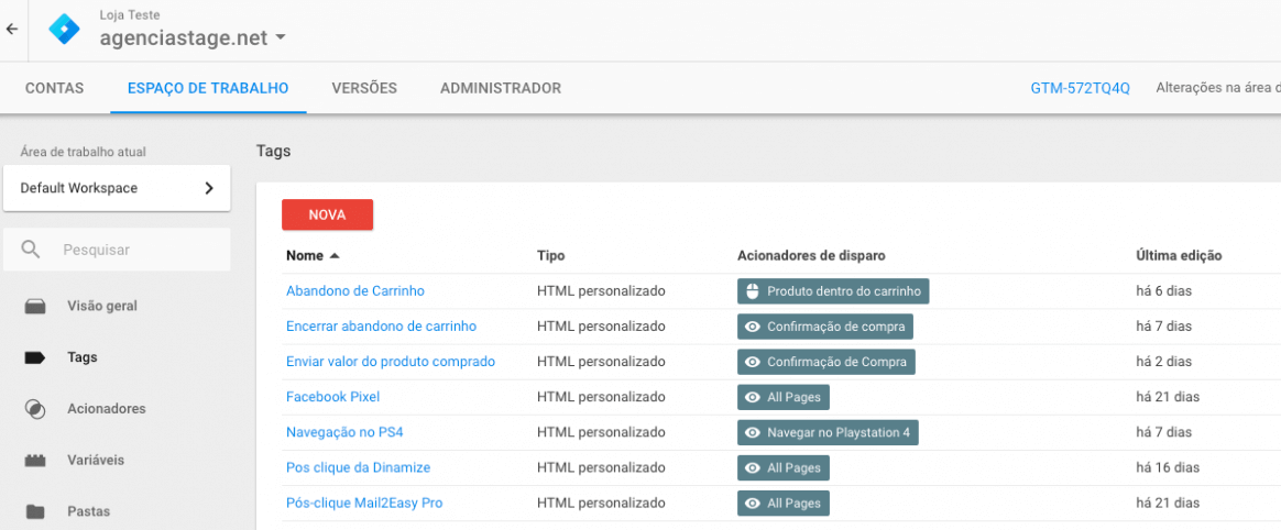 Como usar o Google Tag Manager