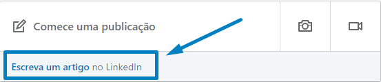 Escreva um artigo no LinkedIn