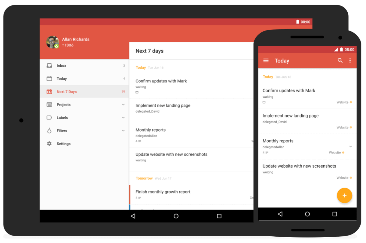 gerenciador de tarefas - Todoist