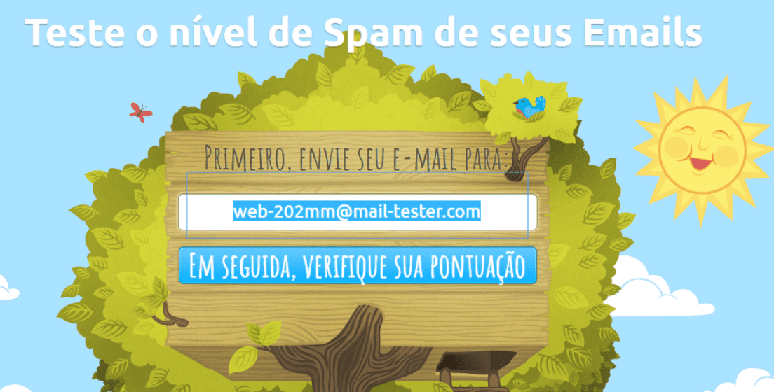 configurações de Email Marketing