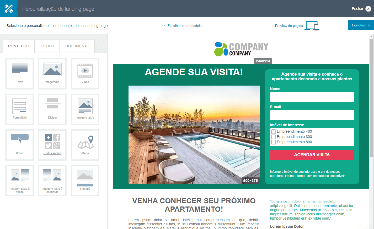 também utilize de recursos como landing pages agendar visita imoveis em uma ferramenta automação de marketing imobiliárias