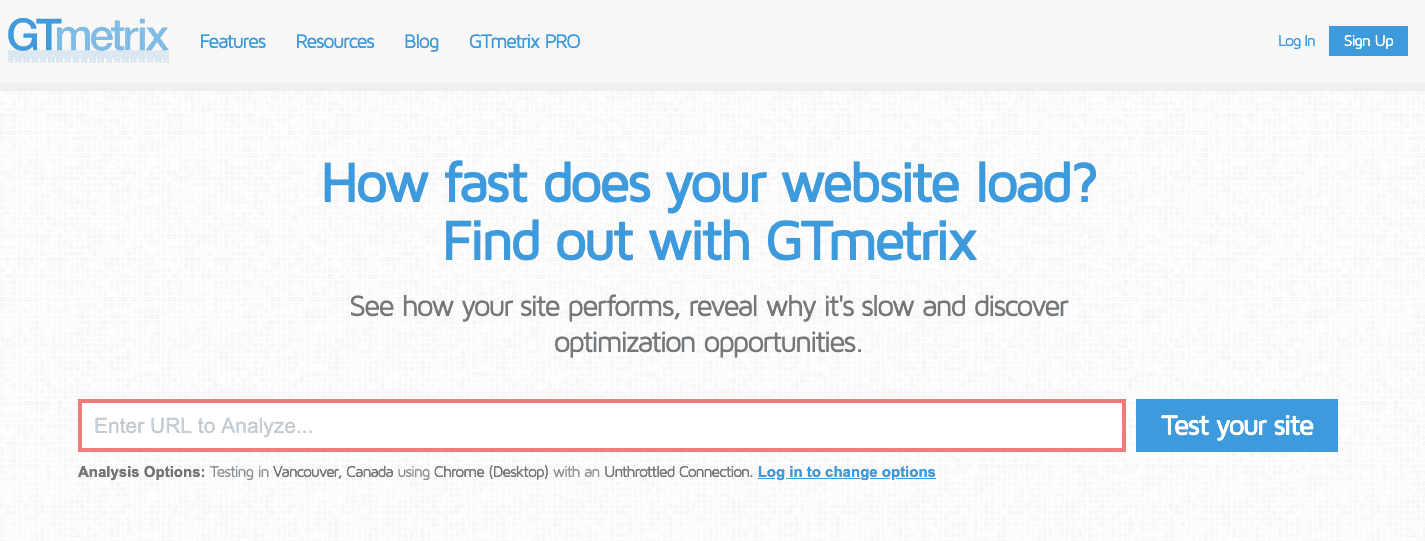 GTmetrix