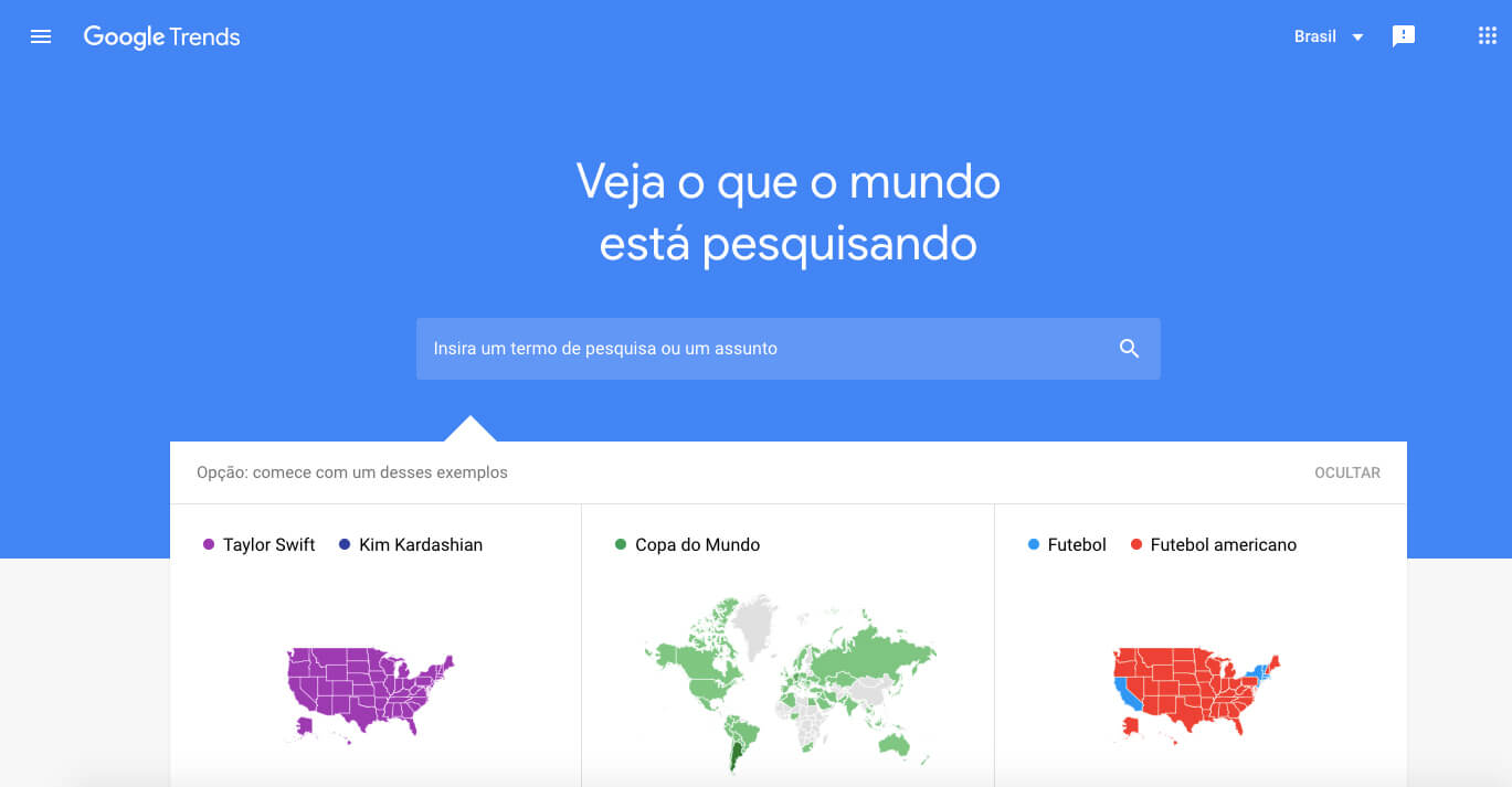 Como usar o Google Trends