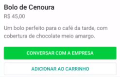 determinados produtos do catálogo_bolo de cenoura