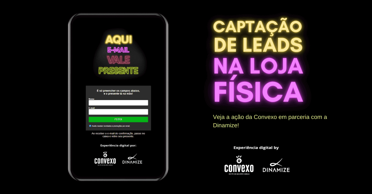 captação de leads loja física