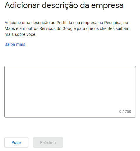 google meu negócio