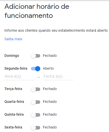 google meu negócio