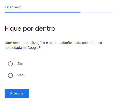 google meu negócio