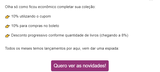 Email segunda compra - nova tentativa