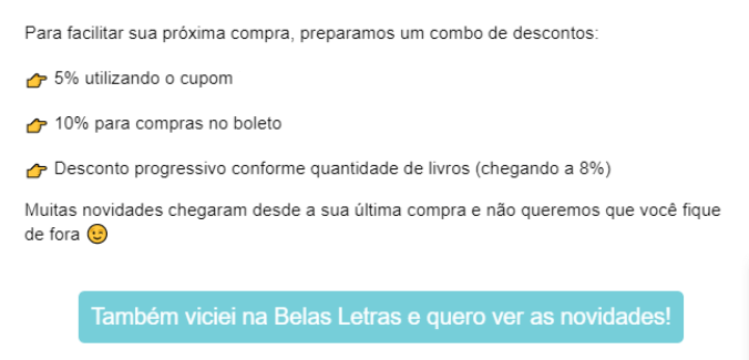 Email segunda compra