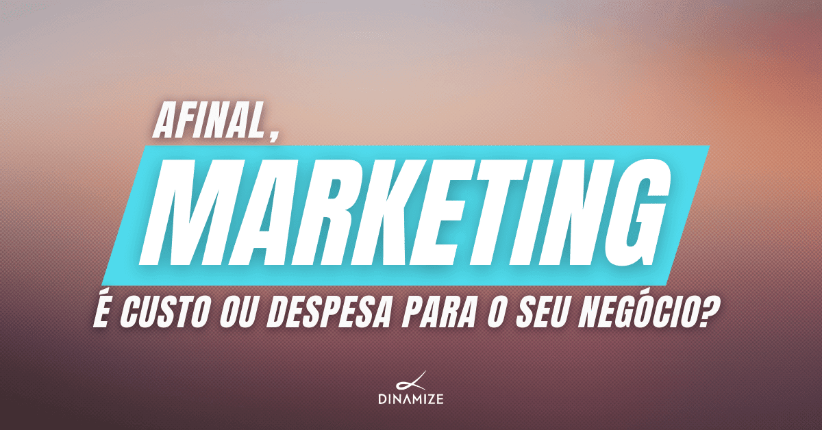 marketing é custo ou despesa