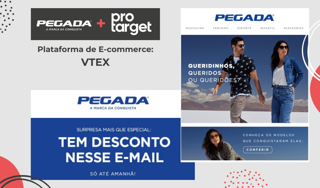 Case Pegada - Emails em destaque